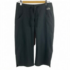 The North Face Black Crop TNF Apex Hiking Walking Capri Pants Size 4